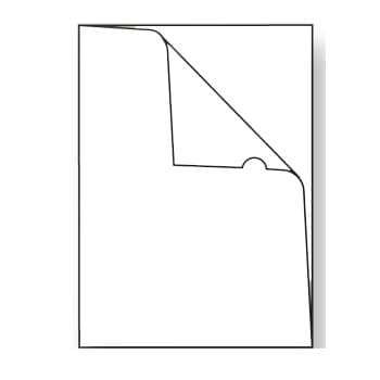 Bolsa Plástico em L A4 200mic Roma36B Incolor 50un