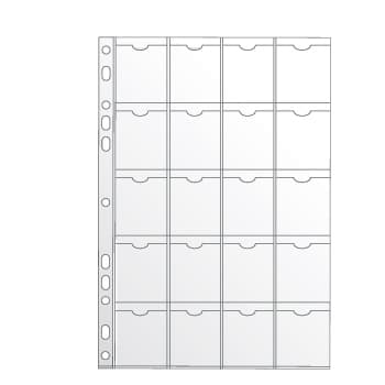 Bolsas Catálogo A4 20 Divisórias Roma 10un