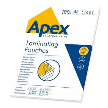 Bolsas de Plastificar A3 303x426mm 75mic 100un