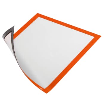 Moldura Magnética A4  Duraframe 4869-09 Laranja 5un