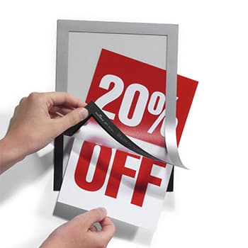 Moldura Adesiva A5 Duraframe 487123 Cinza 2un