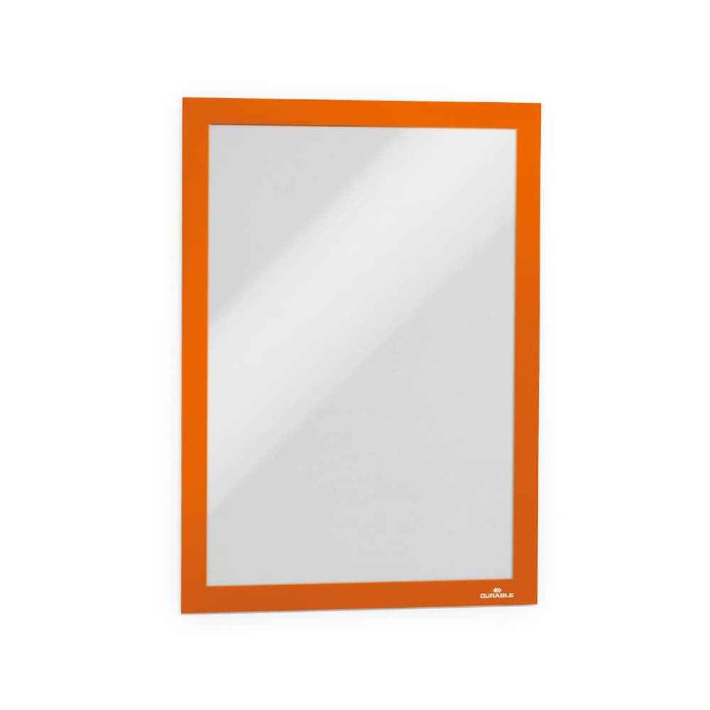 Moldura Adesiva A4 Duraframe 4872-09 Laranja 2un