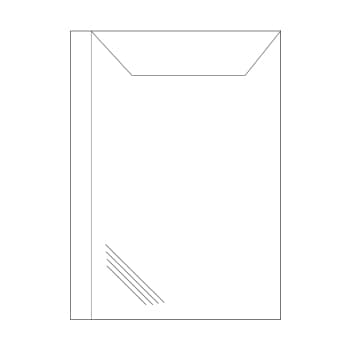 Bolsa 190x229mm para Projeto com Vitrine PVC