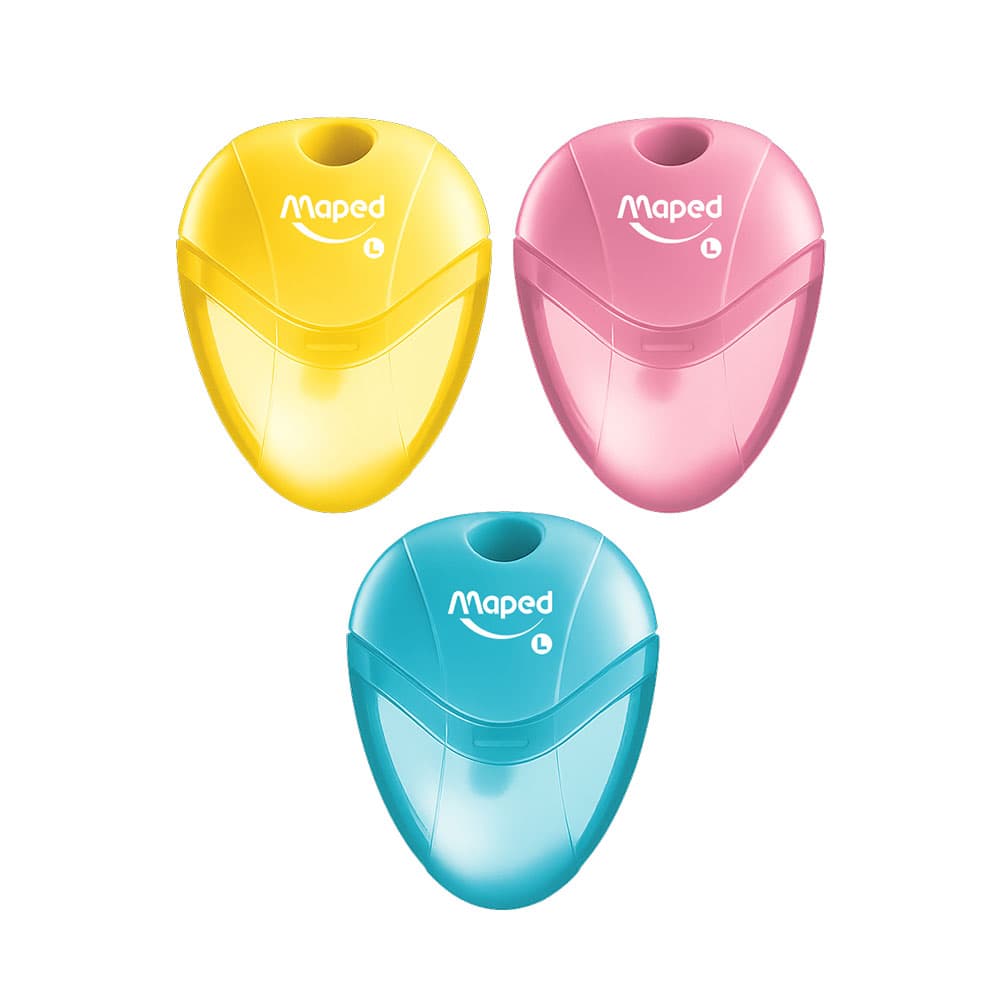 Afia Lápis 1 Boca Plástico Maped Esquerdinos Sortido 1un