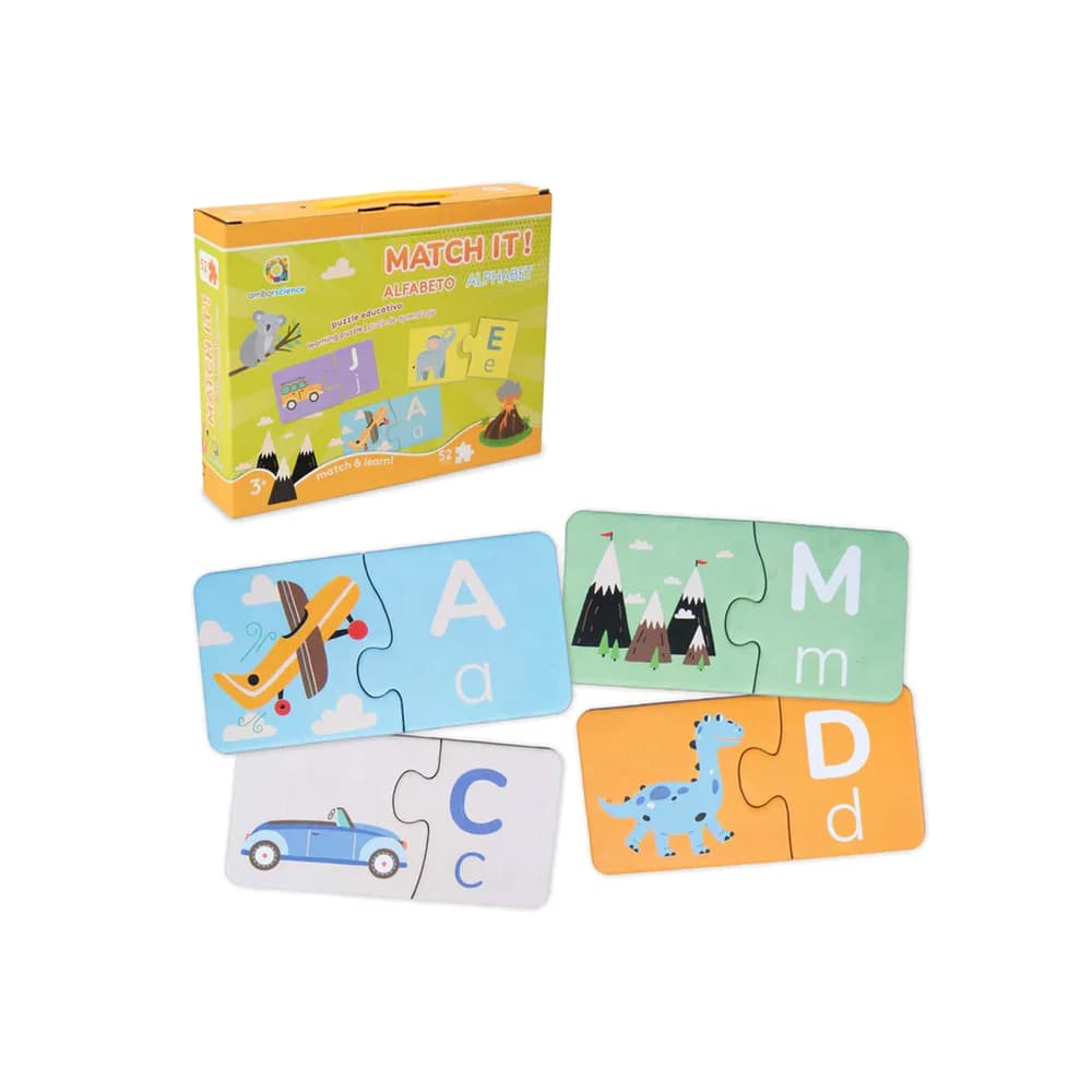 Puzzle Match it! Alfabeto Ambarscience