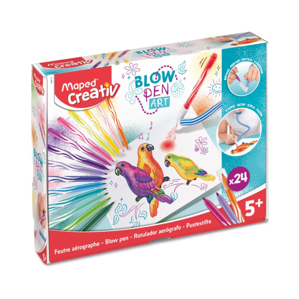 Caneta de Sopro Art c/ 24 Feltros