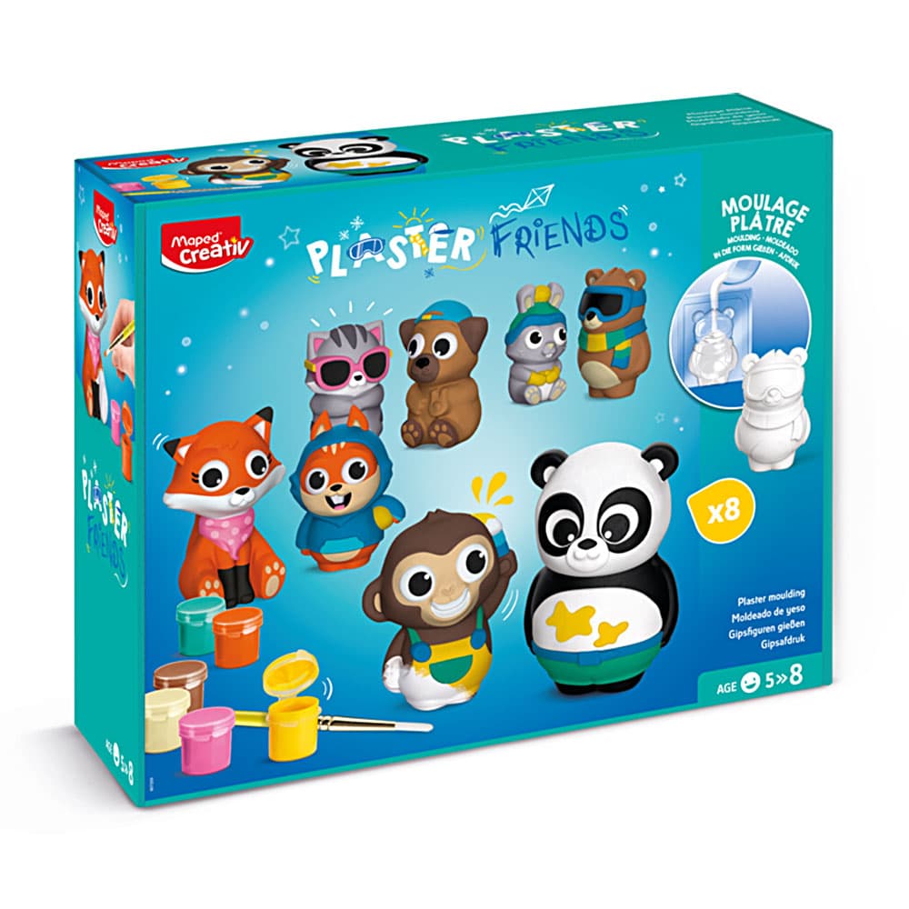 Kit Gesso Figuras Maxi Friends