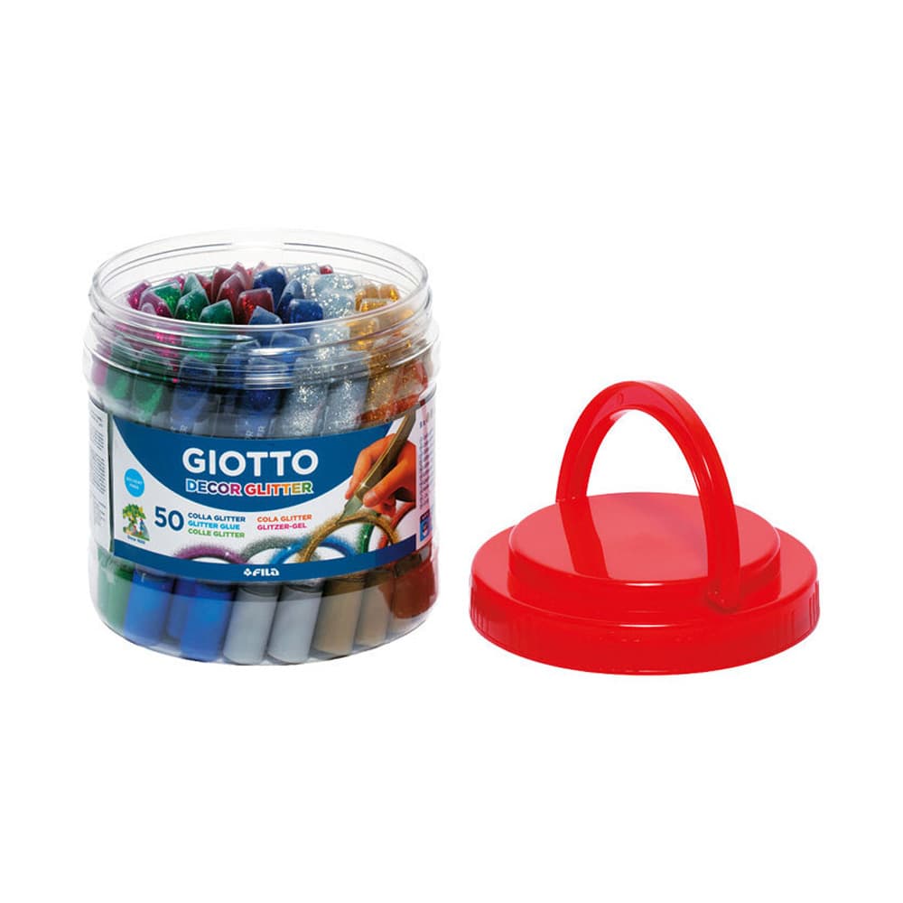 Cola Glitter Cores Sortidas Expositor 50un