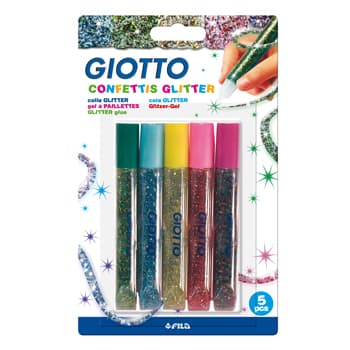 Cola Glitter Glue Confettis 5x10,5ml