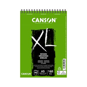 Bloco Espiralado Canson XL Dessin A5 160g 30Fls