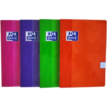 Caderno Agrafado A5 Quadric Oxford Colours Sortido 48Fls 1un