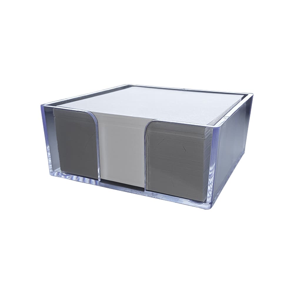 Base Suporte + Bloco Cubo 410Fls Papel Banco 100x105x45mm