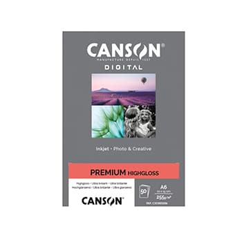 Papel 10x15cm 255g Foto Canson Premium Highgloss 50 Folhas