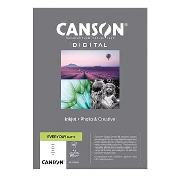 Papel A4 180g Foto Canson Everyday Matte 50 Folhas