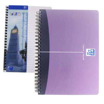 Caderno Espiral A5 Pautado PP Oxford Office Book 90Fls 1un