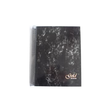 Caderno Espiral A4 Quadriculado Gold Block 1un