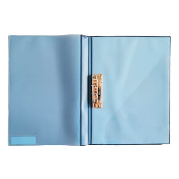 Classificador Plastico A4 Mola Triplex Roma 147 Azul