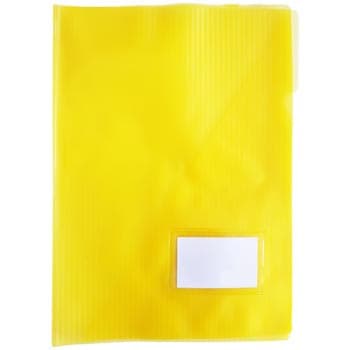 Classificador Plastico c/Bolsa int,Visor,Etiq Amarelo-1un