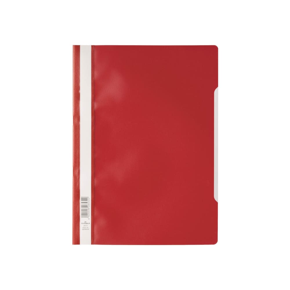 Classificador Capa Transparente Vermelho Durable 257303 1un