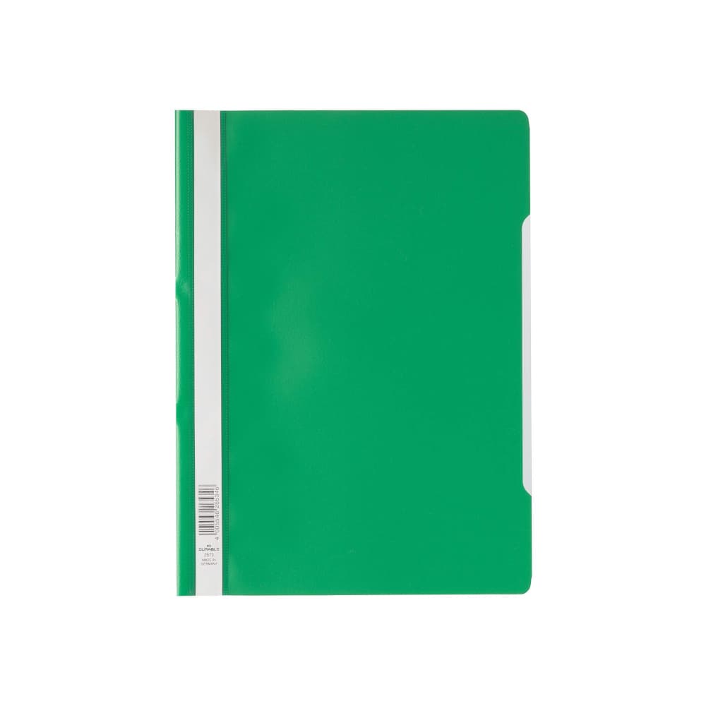 Classificador Capa Transparente Verde Durable 257305 1un