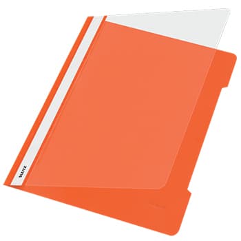 Classificador Capa Transparente Laranja Leitz 4191 25un