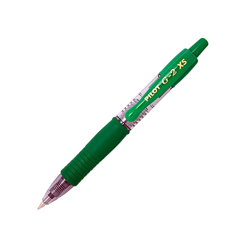 Esferográfica Gel Pilot G-2 Pixie Mini Retrátil Verde 0,7mm