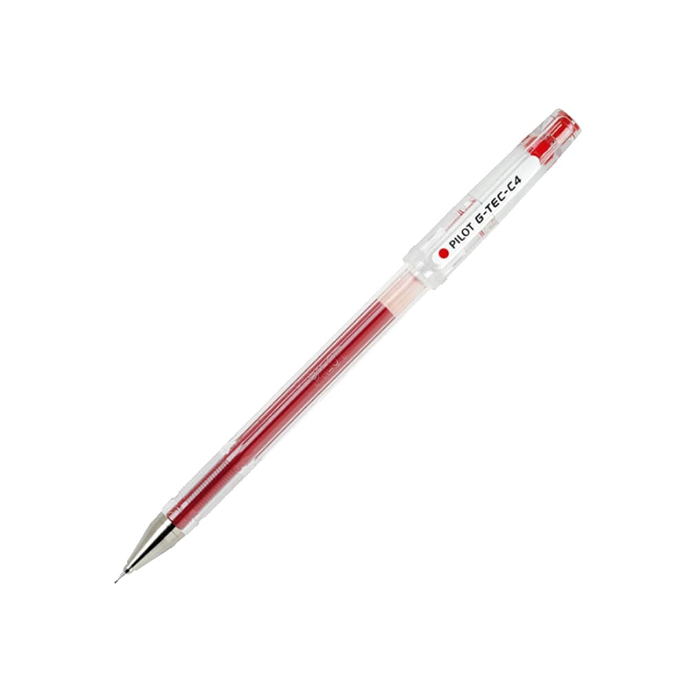 Esferográfica Gel Pilot G-TEC-C4 Vermelho 0,4mm 1un