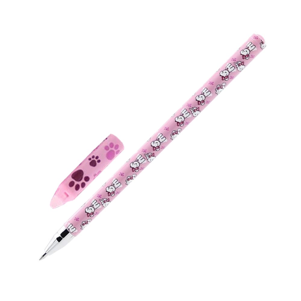 Esferográfica Gel Dogs Apagável Azul 0,7mm Corpo Sortido 1un