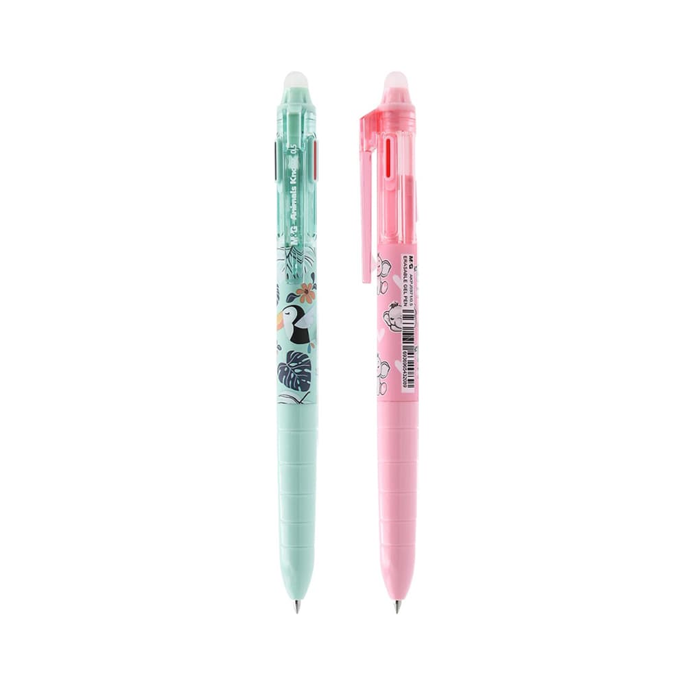 Esferográfica (3 Cores) Animals Know Apagável 0,5mm 1un