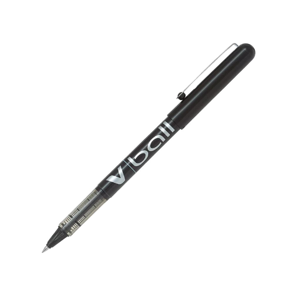Esferográfica Gel Pilot V-Ball F Preto 0,5mm 1un