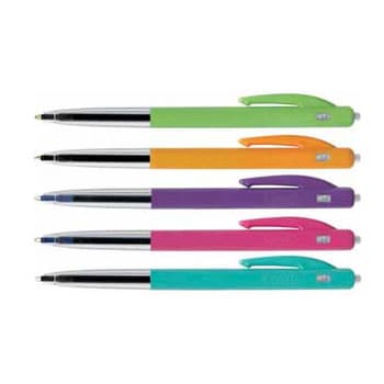 Esferográfica BIC M10 Ball Point Retrátil Azul 1mm 50un