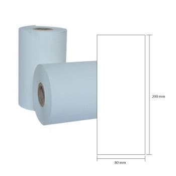 Rolo Papel Térmico 080x200x40mm 58g 1un