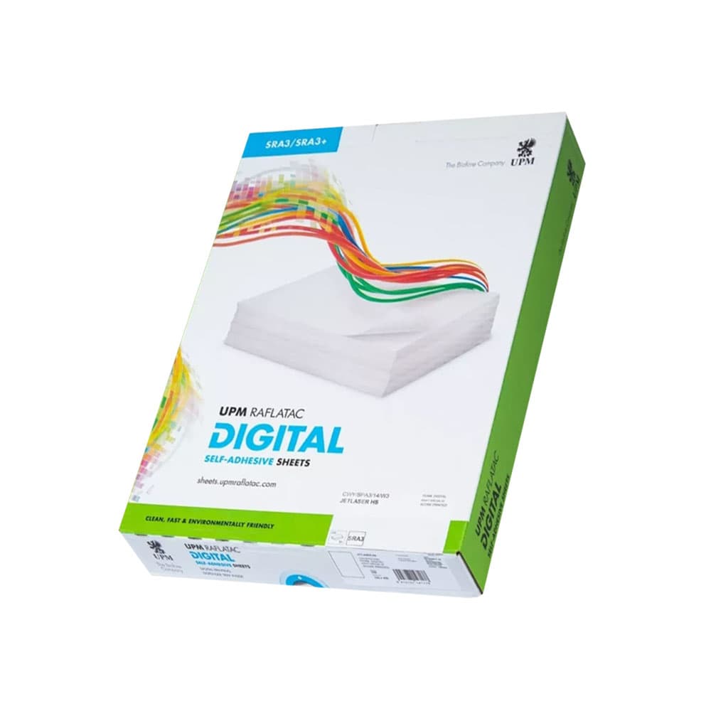 Etiquetas 320x450mm SRA3 Polylaser Branco Brilho 100Fls