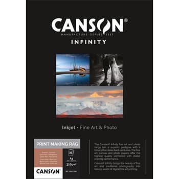 Papel A3 310g Canson Infinity PrintMaking Rag 100% 25Fls