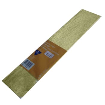Papel Crepe Ouro Metalizado 150x50cm Rolo