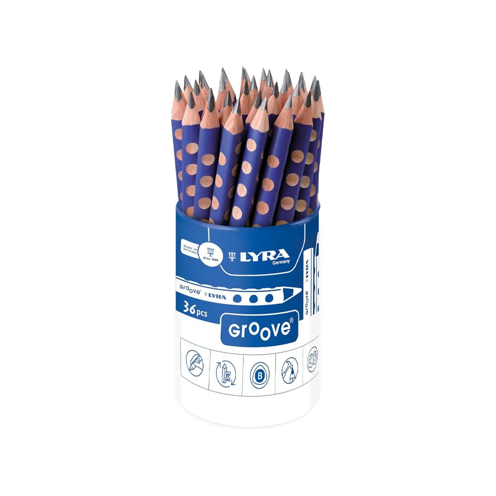 Lápis Grafite B Lyra Groove Grafito Copo 36un