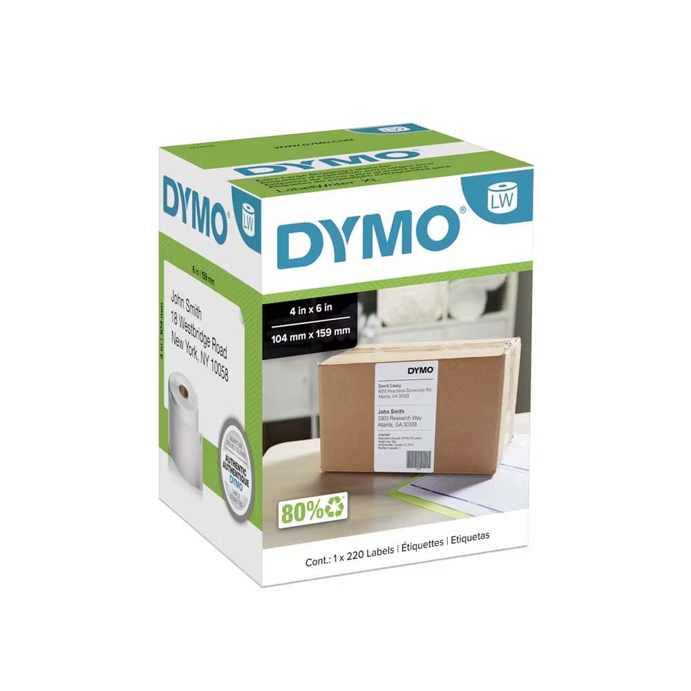 Etiquetas 104mmx159mm Expedição Dymo Branco 1 Rolo