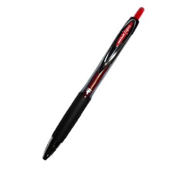 Marcador Roller UNI UMN207 Signo Retrátil 0,7mm Vermelho 1un