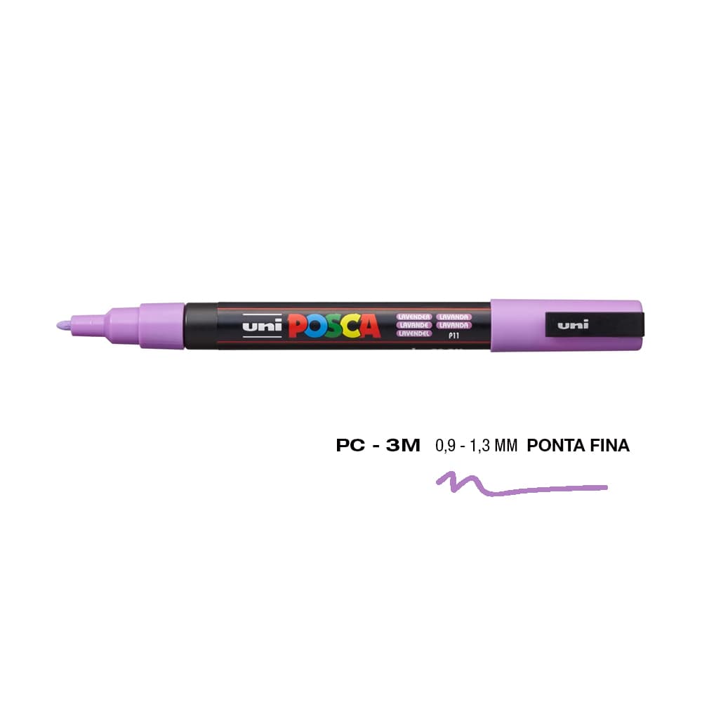 Marcador Uniball Posca PC-3M 0,9mm Lavanda (P11) 1un
