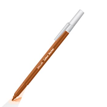 Marcador Feltro  01un Sketch Line Médio 0,5mm Castanho