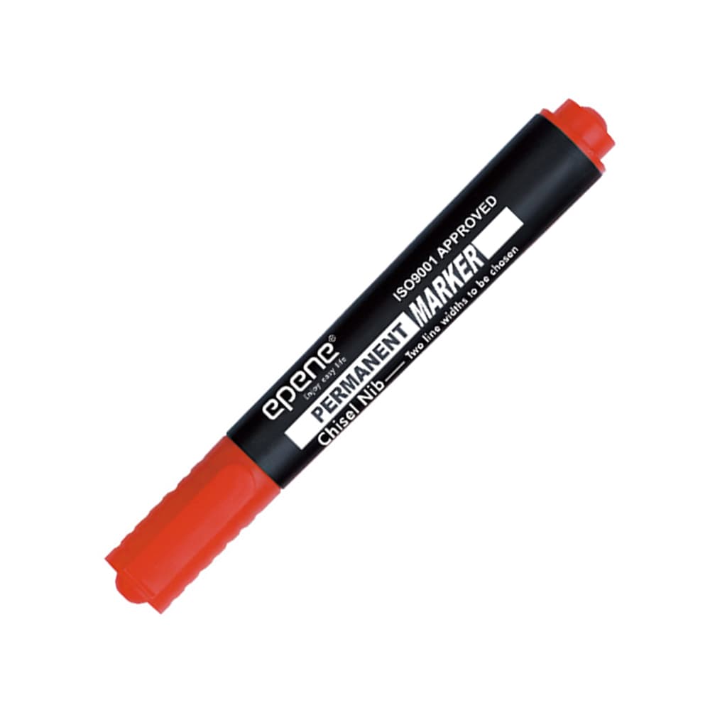 Marcador Permanente Grosso Epene EP11-2002 2mm Vermelho 1un