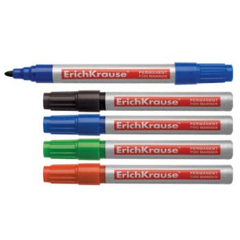 Marcador Médio EK P200 1,5mm 4 Cores 4un