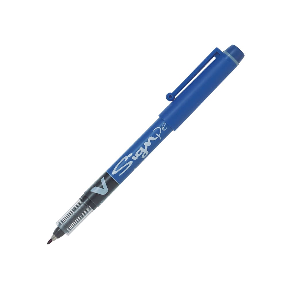 Marcador Médio Pilot V-Sign Pen 0,6mm Azul 1un