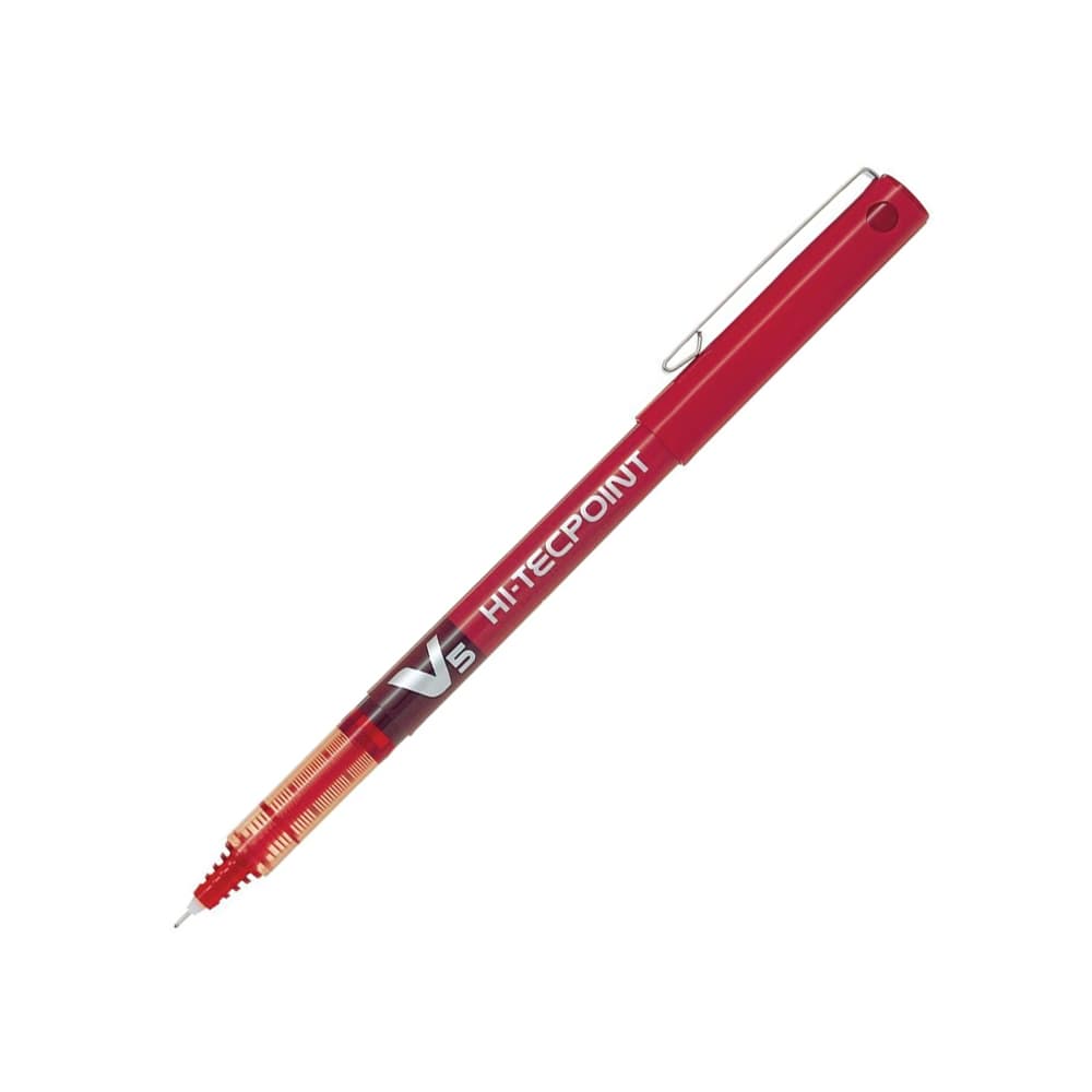 Marcador Roller Pilot V5 0,5mm Vermelho 1un