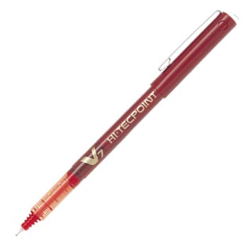 Marcador Roller Pilot V7 0,7mm Vermelho 1un