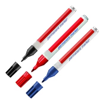 Marcador Grosso DONG-A Non-Dry 2-4mm Azul 12un