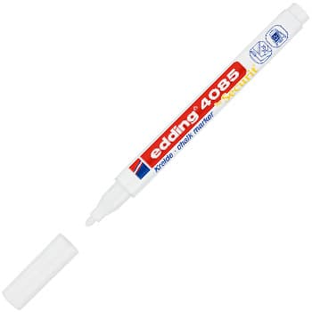 Marcador Giz Edding 4085 1-2mm Branco 1un