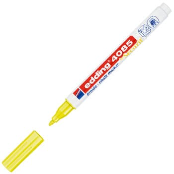 Marcador Giz Edding 4085 1-2mm Amarelo Fluorescente 1un
