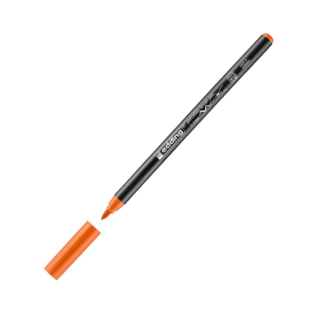 Marcador Porcelana Edding 4200 1-4mm Laranja 1un