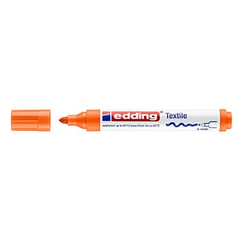 Marcador Tecidos Edding 4500 2-3mm Laranja 1un